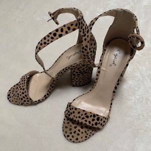 Cheetah heels